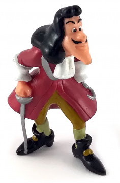 Captain Hook (DISNEY STORE) Small Figure 8cm