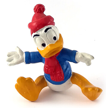 Donald Duck winterlich (BULLY) Kleinfigur 6cm