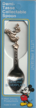 Donald Duck Demi-Tasse Collectable Spoon Silver Plate