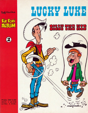 Fix und Foxi Album 2: Lucky Luke - Billy the Kid [white cover] (Grade: 1)