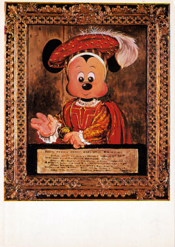 Postkarte Micky Maus