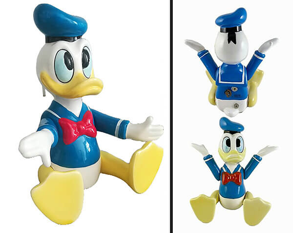 Spieluhr Donald Duck Yankee Doodle (SCHMID) Porzellanfigur