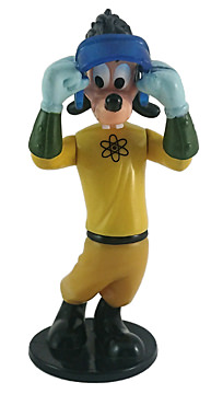 Space Goofy mit VR-Brille Kunststoff-Figur 10,5cm