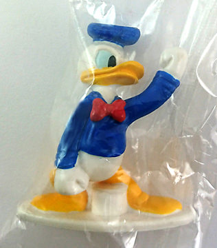 Donald Duck drohend Kleinfigur 6cm