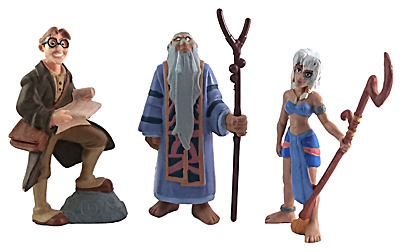 Milo, King, Kida (Atlantis ) BULLY)small figures 10cm