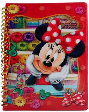 Minnie Maus Ringbuch DIN A5 mit Wackelbild