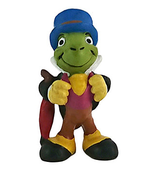 Jiminy Cricket (BULLY) small figure 5.5cm (version face dark olive)