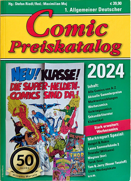 Allgemeiner Deutscher Comic Preiskatalog 2024