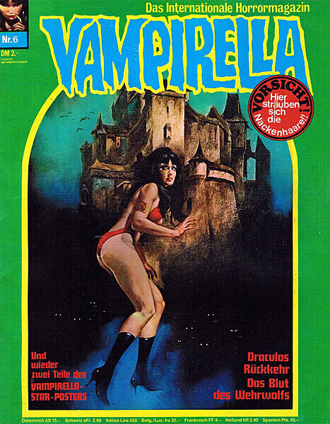 Vampirella 6 (Pabel Verlag) (Grade: 1-)