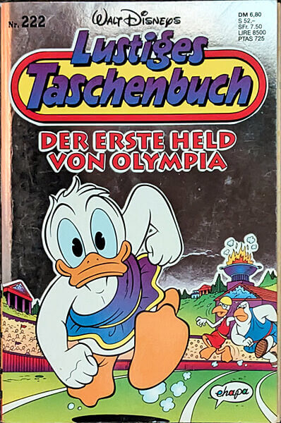 Lustiges Taschenbuch 222: Der erste Held von Olympia (Z: 1-2)