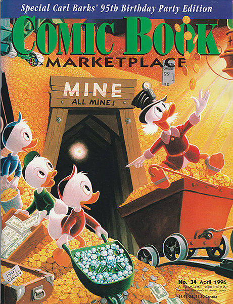 Comic Book Marketplace 34 (1996) Special Carl Barks 95th Birthday Party Edition