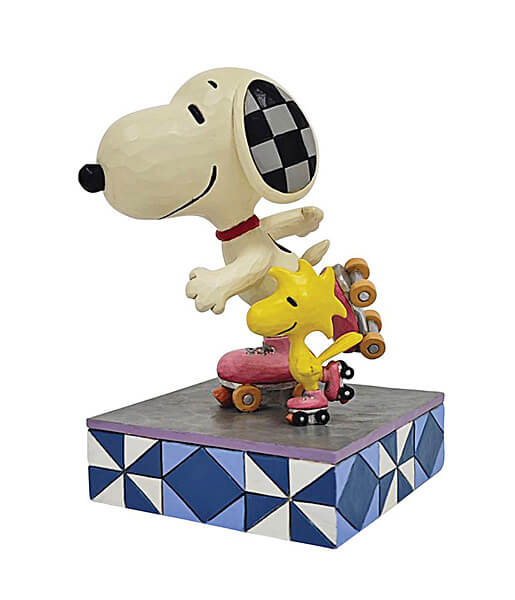 Snoopy & Woodstock rollschuhlaufend The Wheel Deal (PEANUTS BY JIM SHORE) Figur