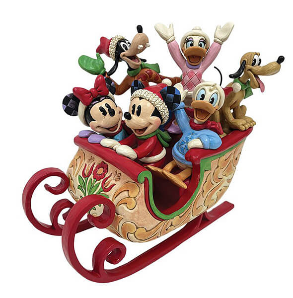 Micky & Freunde Ein Schlitten voller Freude (DISNEY TRADITIONS) Figur