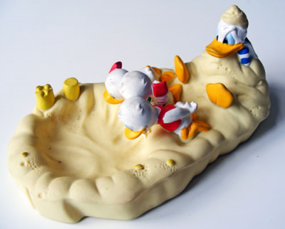 Seifenschale Donald Duck und Neffen