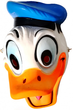 Donald Duck Gesichtsmaske (Kindergröße)