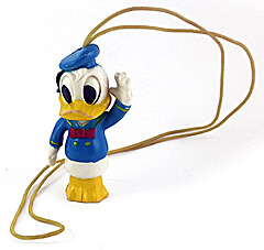 Donald Duck Figur 7cm mit Kordel