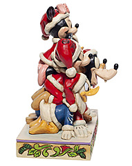 Micky und Freunde: Hoch aufgetürmt in Weihnachtsstimmung (DISNEY TRADITIONS) Figur