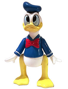 Spieluhr Donald Duck Yankee Doodle (SCHMID) Porzellanfigur