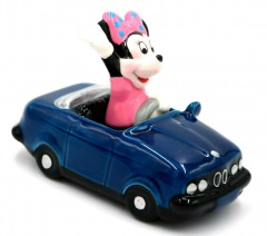 Minni im Cabrio BMW E30 (SCHMID DISNEY CHARACTERS) Porzellanfigur