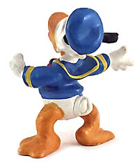 Donald Duck screamer small figure 4.8cm