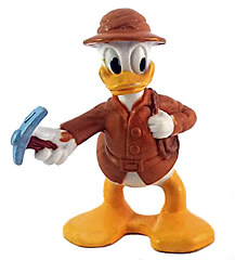 Donald Duck QuackShot Schatzgräber Kleinfigur 6cm