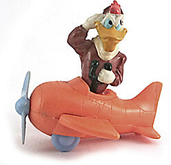 Quack, der Bruchpilot im Flugzeug (McDonalds DuckTales) Kleinfigur 7cm