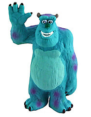 Sulley (Monsters, Inc.) BULLY small figure 8cm