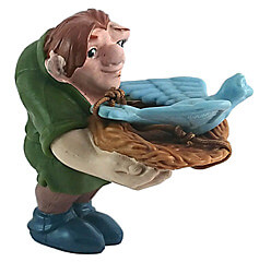 Quasimodo with dove (The Hunchback of Notre Dame) small figure 8cm