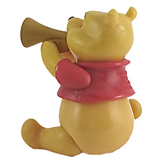 Winni Pooh with trumpet small figure 7cm