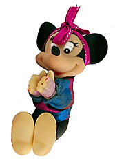 Minnie Maus mit gefalteten Händen Vinylfigur mit Stoffjacke