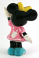 Minnie Maus hochzeigend Keramikfigur 10,5cm