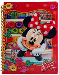 Minnie Maus Ringbuch DIN A5 mit Wackelbild