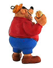 Panzerknacker Burger 761 176 (DuckTales) BULLY Kleinfigur 7cm mit Öse