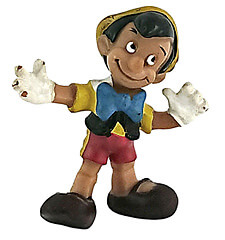 Pinocchio fröhlich (BULLY) Kleinfigur 5cm ((Version mit dunklerem Gesicht)