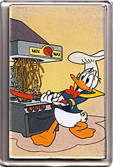 Kühlschrankmagnet Donald Duck Spaghetti