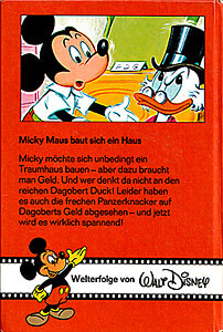 Walt Disney Schneider-Buch 7843: Micky Maus baut sich ein Haus