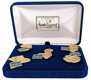 Walt Disney Classics Collection Fifth Anniversary Pin Set 1992-1996