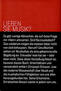 Christoph Drösser: Hast du Töne? Warum wir alle musikalisch sind (geb. Ausgabe, Rowohlt 2009)