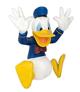 Donald Duck grimassierend (KIDM) Kleinfigur 5cm