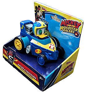 Donald Number Three (Mickey and the Road Racers) model car with friction drive