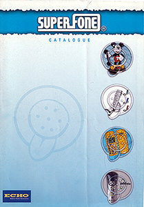 Superfone Catalogue (2002) Comic-Figuren Telefone