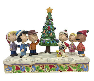 Charlie Brown & Freunde O Christmas Tree LED Spieluhr (PEANUTS BY JIM SHORE) Figur