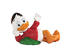 Trick liegend (DuckTales) BULLY Kleinfigur 3,5cm