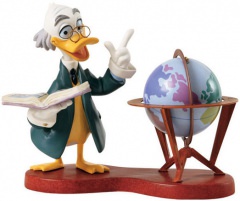 Ludwig Von Drake: "Didactic Duck" (WALT DISNEY CLASSICS COLLECTION) Porzellanfigur