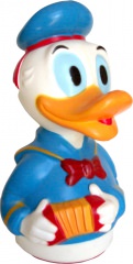 Stehaufmännchen Donald Duck mit Concertina